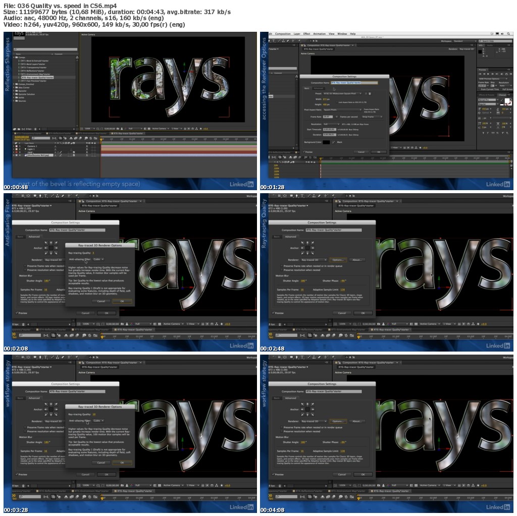 Lynda - After Effects Apprentice 11: 3D Space (updated Nov 10, 2016)