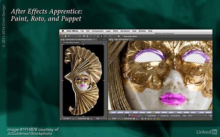 Lynda – After Effects Apprentice 13: Paint, Roto, and Puppet (updated Nov 11, 2016)