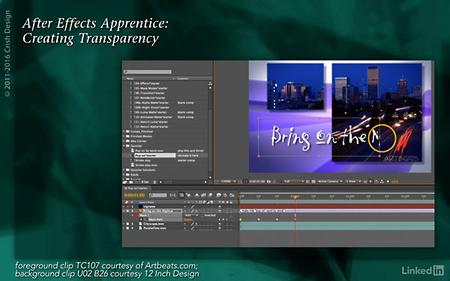 Lynda – After Effects Apprentice 05: Creating Transparency (updated Nov 08, 2016)