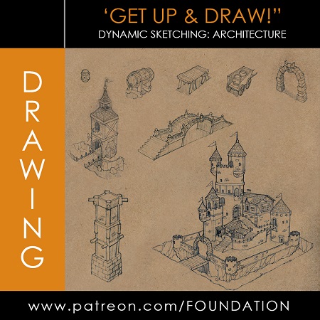 Foundation Patreon – Drawing: Dynamic Sketching – Architecture