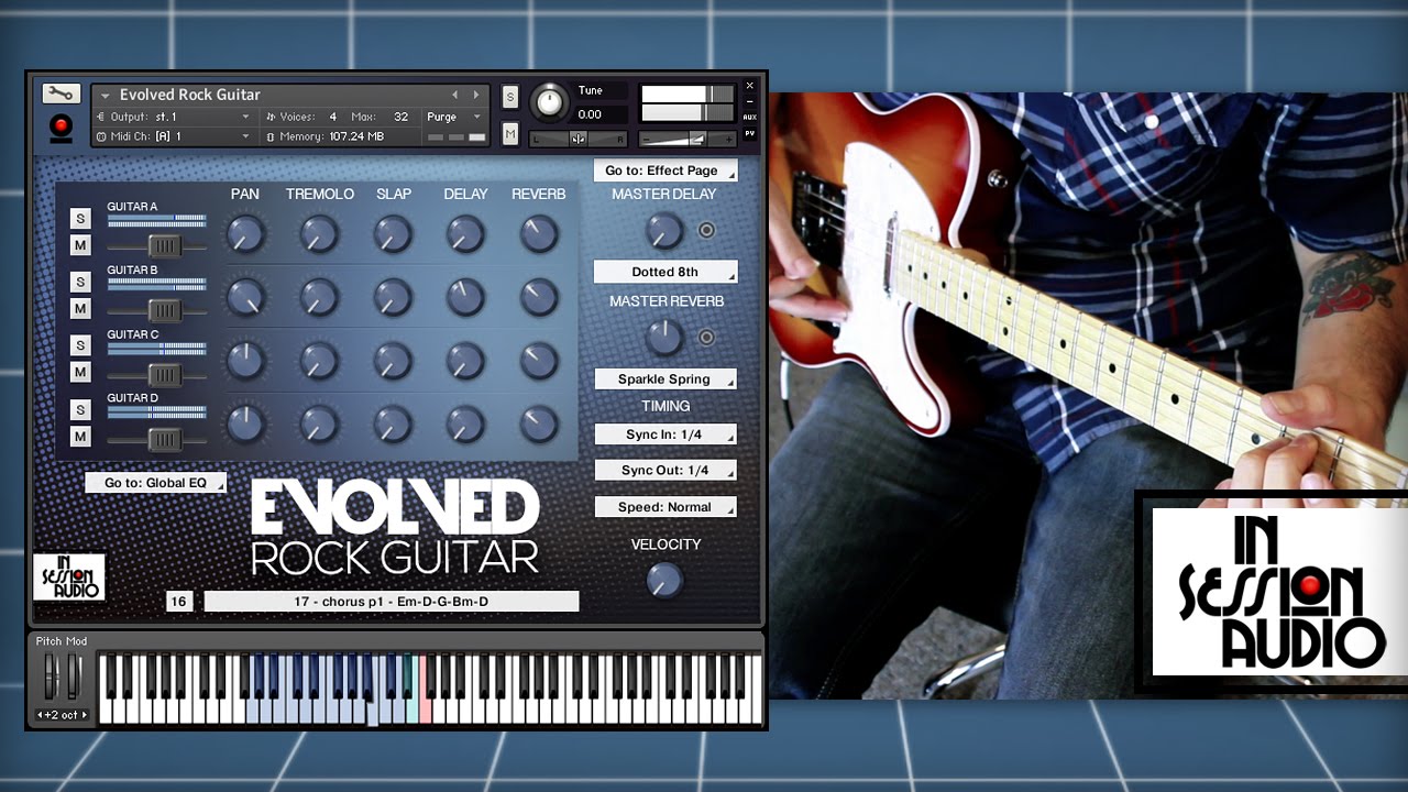 In Session Audio - Evolved Rock Guitar and Direct MULTiFORMAT