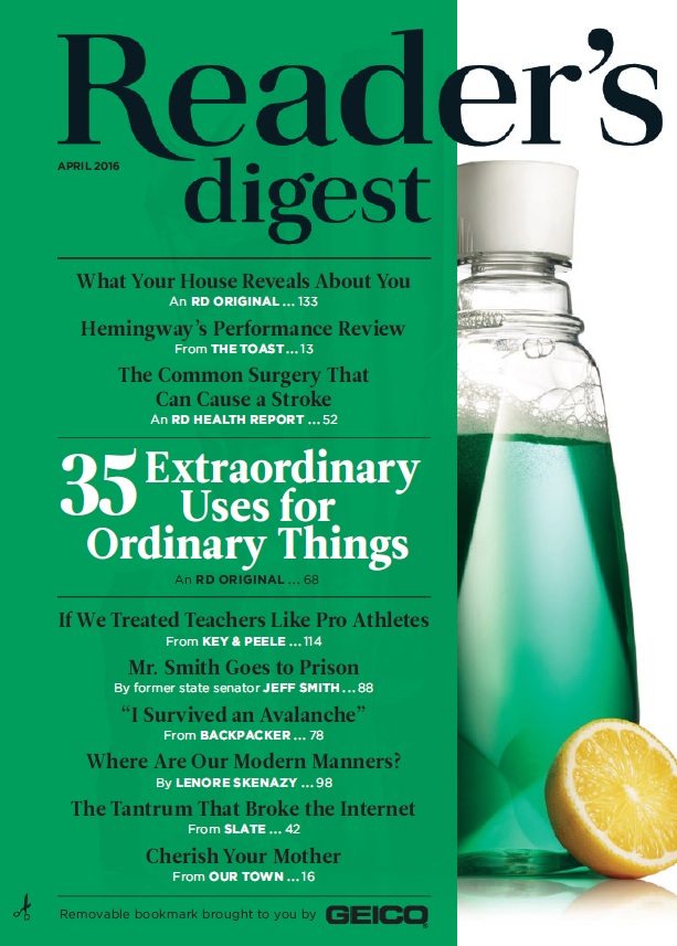 Reader’s Digest USA – April 2016-P2P