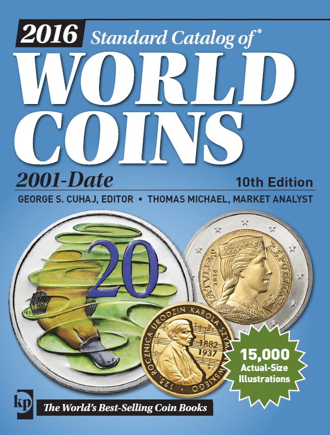 2016 Standard Catalog of World Coins 2001-Date-P2P