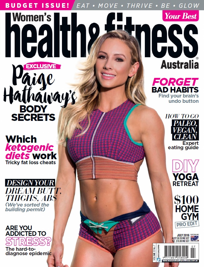 Women’s Health and Fitness Australia – July 2016-P2P