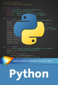 Python: Crea programas multiplataforma y aplicaciones web y descubre el framework Django