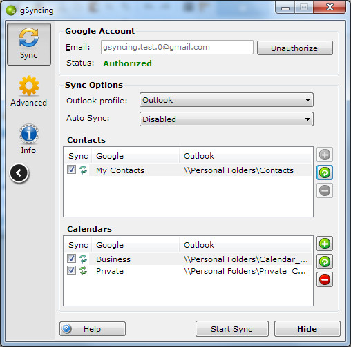 gSyncing 1.0.44.0