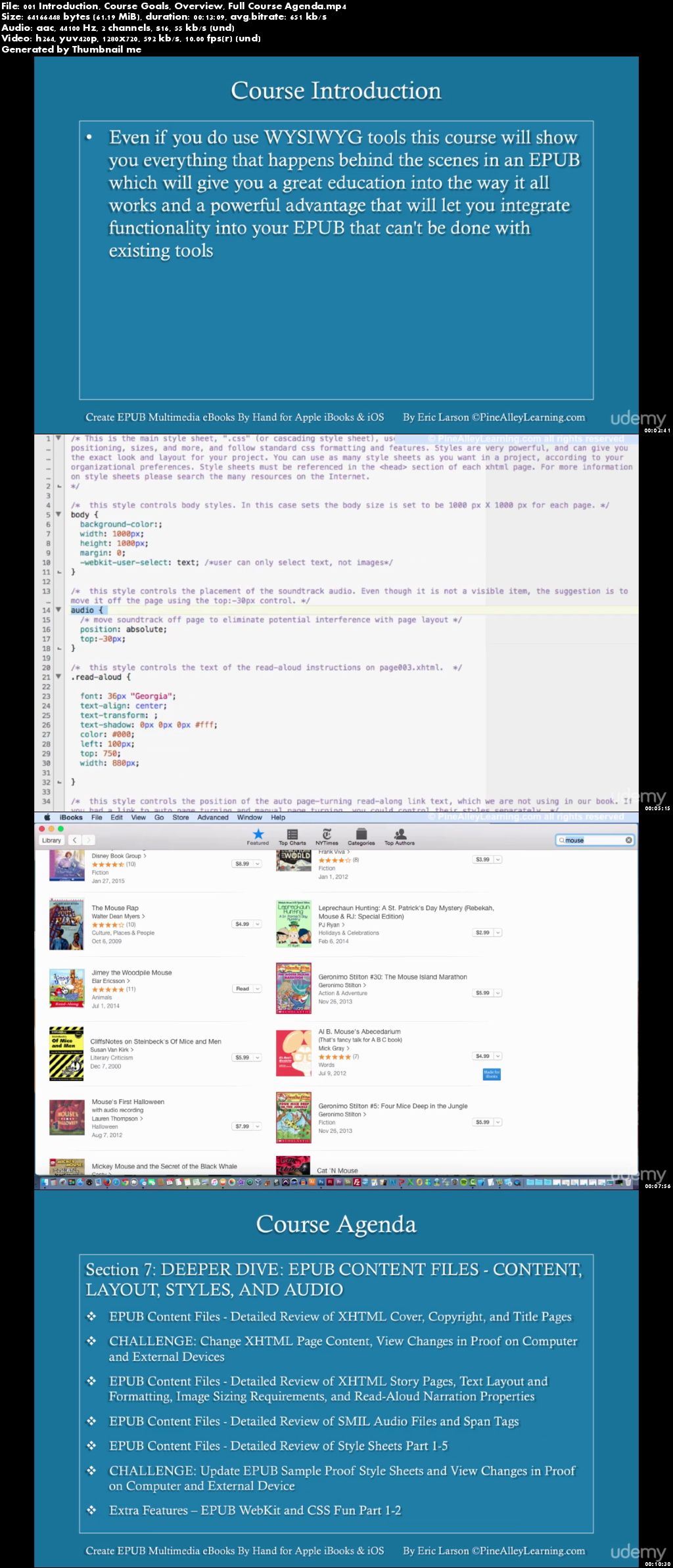 Create EPUB Multimedia eBooks By Hand for Apple iBooks & iOS