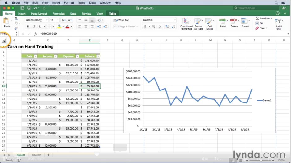 Excel for Mac 2016 Essential Training