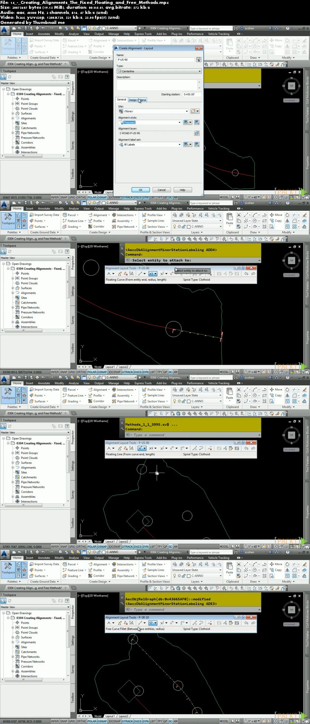 Building a Road using Civil 3D