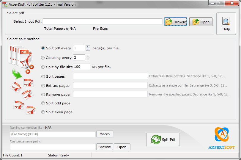 Axpertsoft PDF Splitter 1.2.5