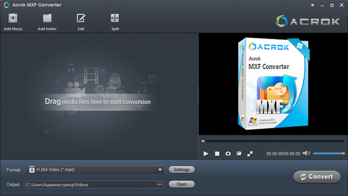 Acrok MXF Converter 4.0.37.595