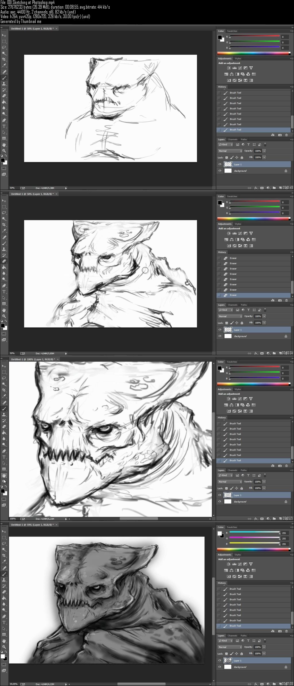 How to sculpt Creature Concept at ZBrush