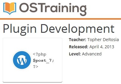 OSTraining – Plugin Development