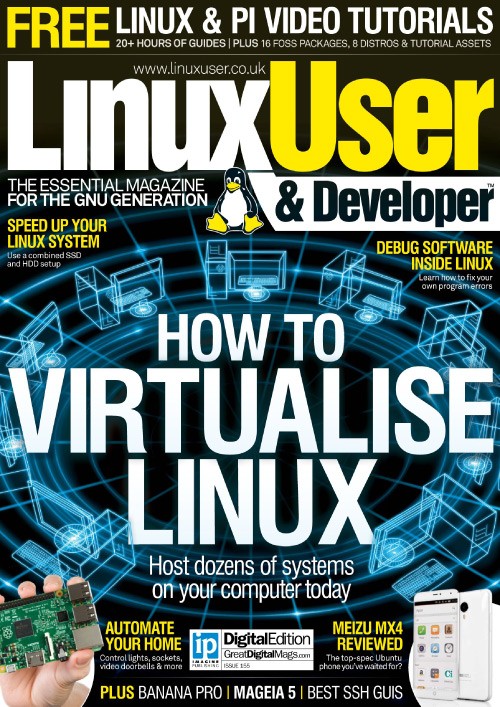 Linux User & Developer &ndash; Issue 155, 2015-P2P