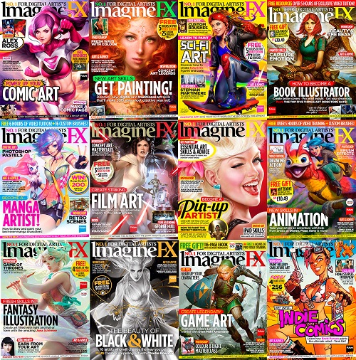 ImagineFX – 2015 Full Year Issues Collection-P2P