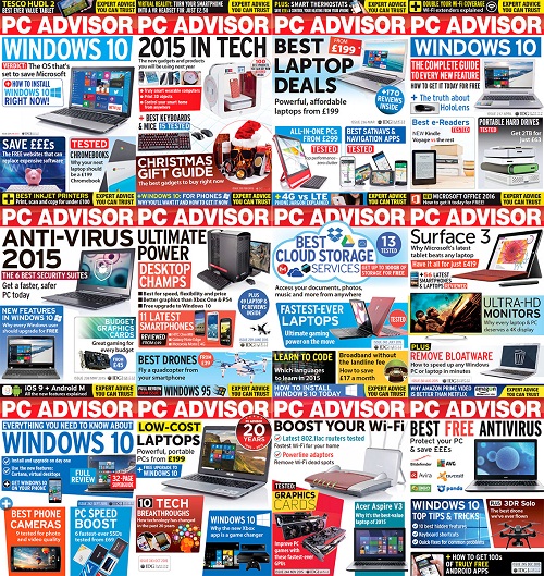 PC Advisor – 2015 Full Year Issues Collection-P2P