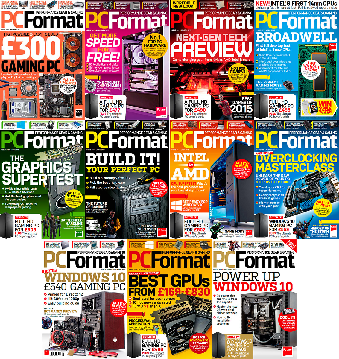 PC Format – 2015 Full Year Issues Collection-P2P